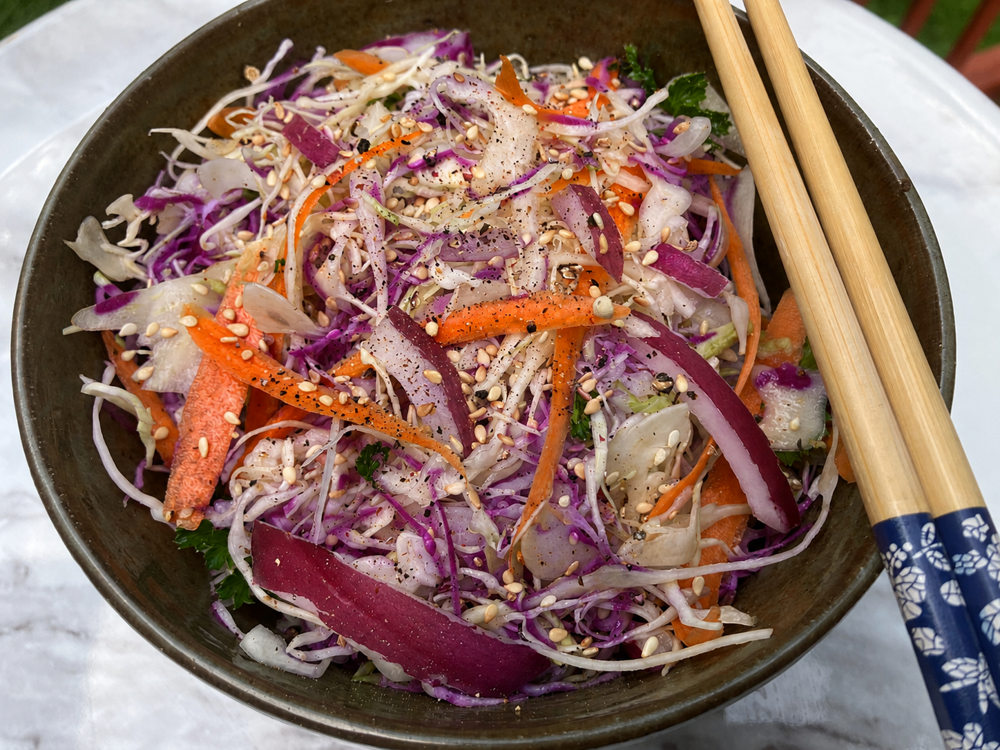 4-Ingredient Asian Slaw
